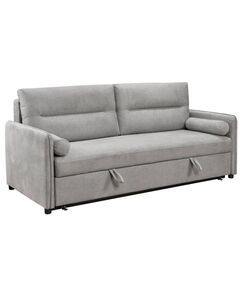 Divans GIROS Light Grey Burlap Sofa