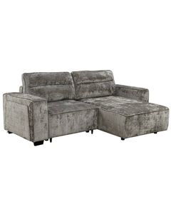 Divans RUFUS Light Khaki Chenille Corner Sofa