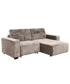 Divans RUFUS Taupe Chenille Corner Sofa