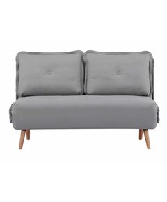 Divans SERIO LIght Grey Flock Sofa