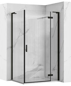 Rea Sanitary Kabina Prysznicowa REA Hugo Czarna 100x90