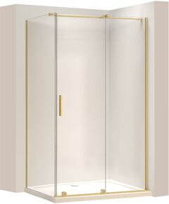 Rea Sanitary Kabina Prysznicowa REA Montana Złota Szczotkowana 100x100