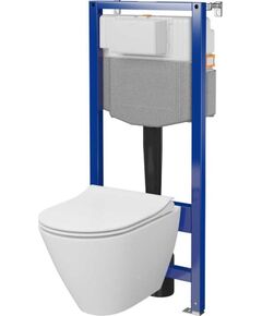 Cersanit WC rāmja kompl. C15, ar piekar.podu City Oval, SC