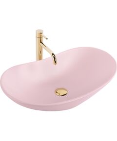 Rea Sanitary Umywalka nablatowa Rea Royal Powder Pink Matt