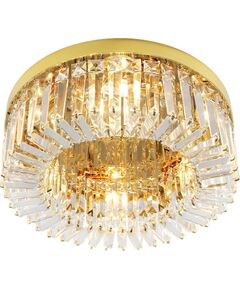Toolight LAMPA KRYSZTAŁOWA PLAFON APP1729-8C 60 cm ZŁOTA