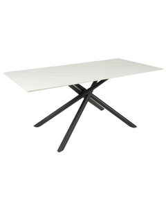 Galds LOTUS 180x90 White Marble Matt Table