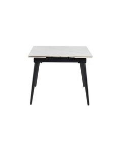 Galds REEF 90-140x75 White Marble Matt Table
