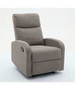 Krēsls VETIVER Light Brown Burlap Armchair