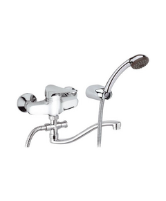 Daniel Rubinetterie Ūdens maisītājs vannai Daniel Rio ar S-veida izteku ar aksesuāriem