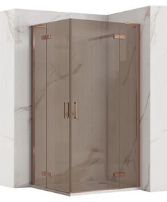Rea Sanitary Kabina Prysznicowa REA Hugo Double 100x100 Miedź Szczotkowana
