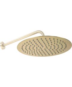 Rea Sanitary Deszczownica okrągła Rea 25cm Złota Szczotkowana