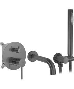 Rea Sanitary Bateria wannowa podtynkowa Rea Lungo Tytan + Box