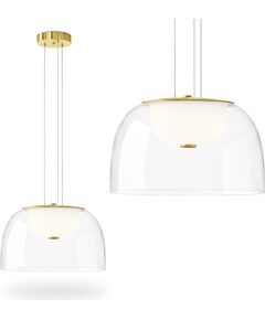 Toolight LAMPA WISZĄCA LED APP1690-1PC B Złota