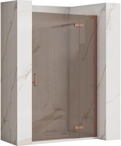 Rea Sanitary Drzwi prysznicowe Rea Hugo 100 Miedziane Szczotkowane