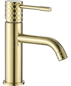 Rea Sanitary Bateria umywalkowa Rea Lungo Diamond Złota Niska