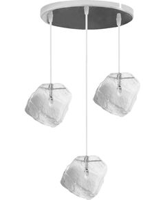Toolight Lampa ICE APP320 Lodowa Bryła Modern Design Loft Potrójna