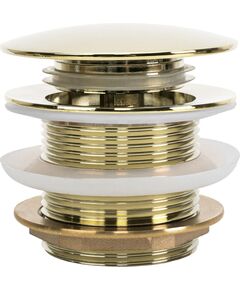 Rea Sanitary Korek wannowy uniwersalny Klik-Klak Rea Złoty