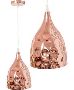 Toolight Lampa wisząca lustrzana  APP276-1CP Różowe Złota