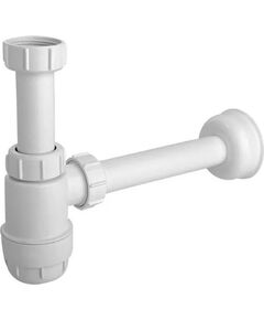 Rea Sanitary Syfon butelkowy niski biały HC2