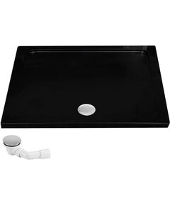 Rea Sanitary Brodzik prysznicowy akrylowy Rea Savoy Czarny 80x100