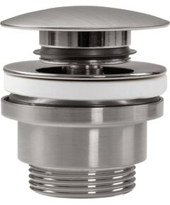 Rea Sanitary Korek umywalkowy uniwersalny klik-klak Rea Szczotkowany Nikiel