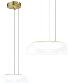 Toolight LAMPA WISZĄCA LED APP1691-1PC Złota