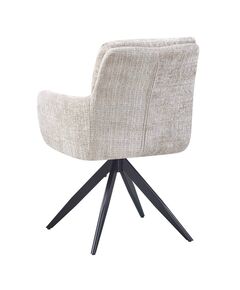 Krēsls LEO Beige Chenille Chair