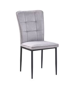 Krēsls RALF Light Grey Velour Chair