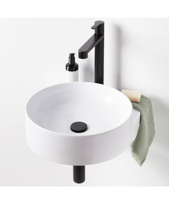Washbasin Yard 400 ceramic white matt
