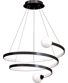 Toolight Lampa wisząca LED LHJ029-CP CZARNA