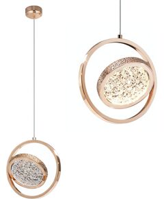 Toolight LAMPA WISZĄCA LED LHJ106-1CP JASNE RÓŻOWE ZŁOTO