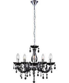 Toolight LAMPA SUFITOWA WISZĄCA EBT002-5CP BLACK