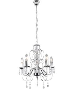 Toolight LAMPA SUFITOWA WISZĄCA EBT008-5CP CHROM