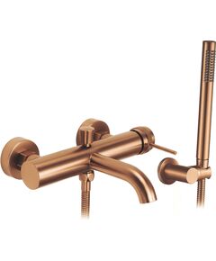 Rea Sanitary Bateria wannowa REA Lungo Grip Miedź Szczotkowana