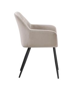 Krēsls UGO Light Brown Velvet Chair
