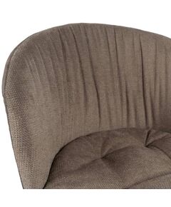 Krēsls YUG Dark Brown Burlap Chair
