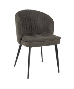 Krēsls YUG Dark Grey Burlap Chair