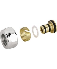 Carlo Poletti adapters daudzslāņu caurulei 16 x 2mm, 24-19, bronza