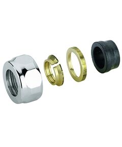 Carlo Poletti adapters kapara caurulei 15mm, 24-19, bronza