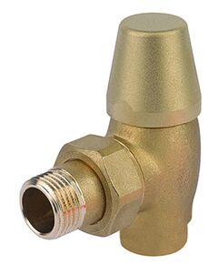 Carlo Poletti Rad. noslēgvārsts Brass 1/2`, 90°, misiņš