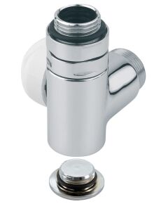 Carlo Poletti Angle valve CORNER COMBI 1/2`, Black matt