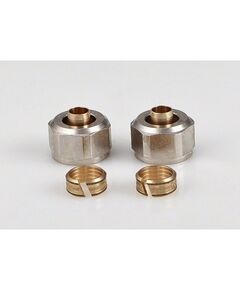 Carlo Poletti adapters daudzslāņu caurulei 18 x 2 mm, 3/4", hromēts