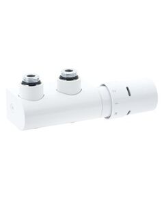 Danfoss VHX dubultbloks ar termogalvu ūdens t° reg., balts, leņķa