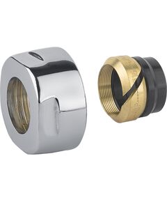 Carlo Poletti adapters kapara caurulei 15mm, 3/4`, hroms