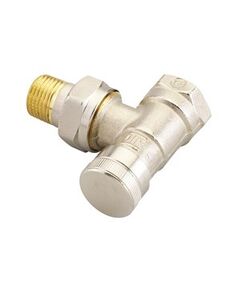 Danfoss RLV noslēgvārsts 1/2", leņķis ar noteci