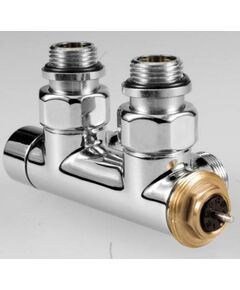 Jaga Deco Pro stūra termostatventīlis, hroms