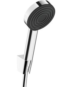 Hansgrohe Pulsify 105 1jet, rokas dušas komplekts ar turētāju un dušas vadu 1250mm, hroms - gab.