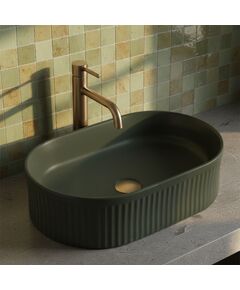 Rea Sanitary Umywalka nablatowa Rea Vanda Olive Matt