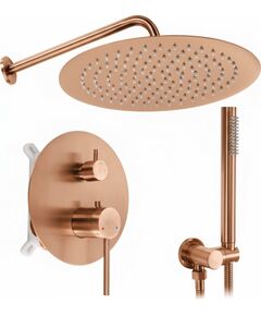 Rea Sanitary Zestaw natryskowy podtynkowy Rea Foss Clif Miedź Szczotkowana + BOX