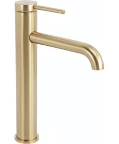 Rea Sanitary Bateria umywalkowa Rea Spot Złota Szczotkowana Wysoka